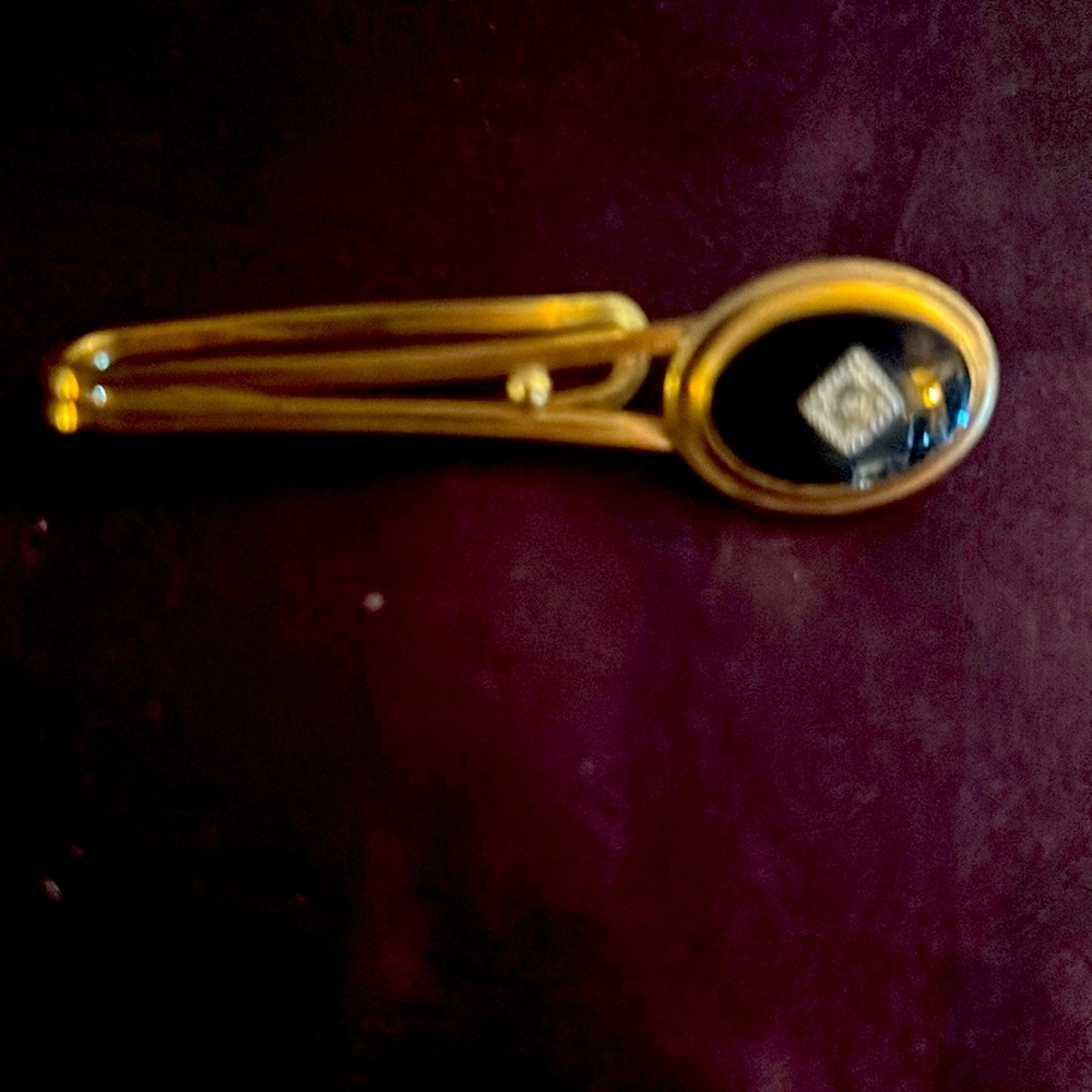 Vintage LA MODE 1/20 10kt gold tie clip